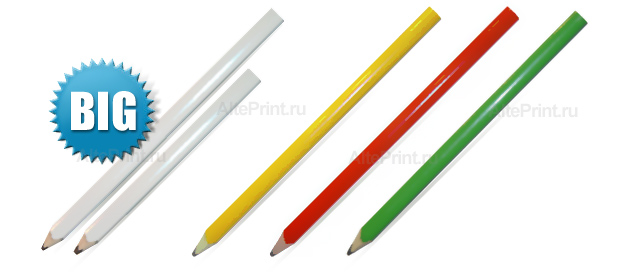 овальные карандаши