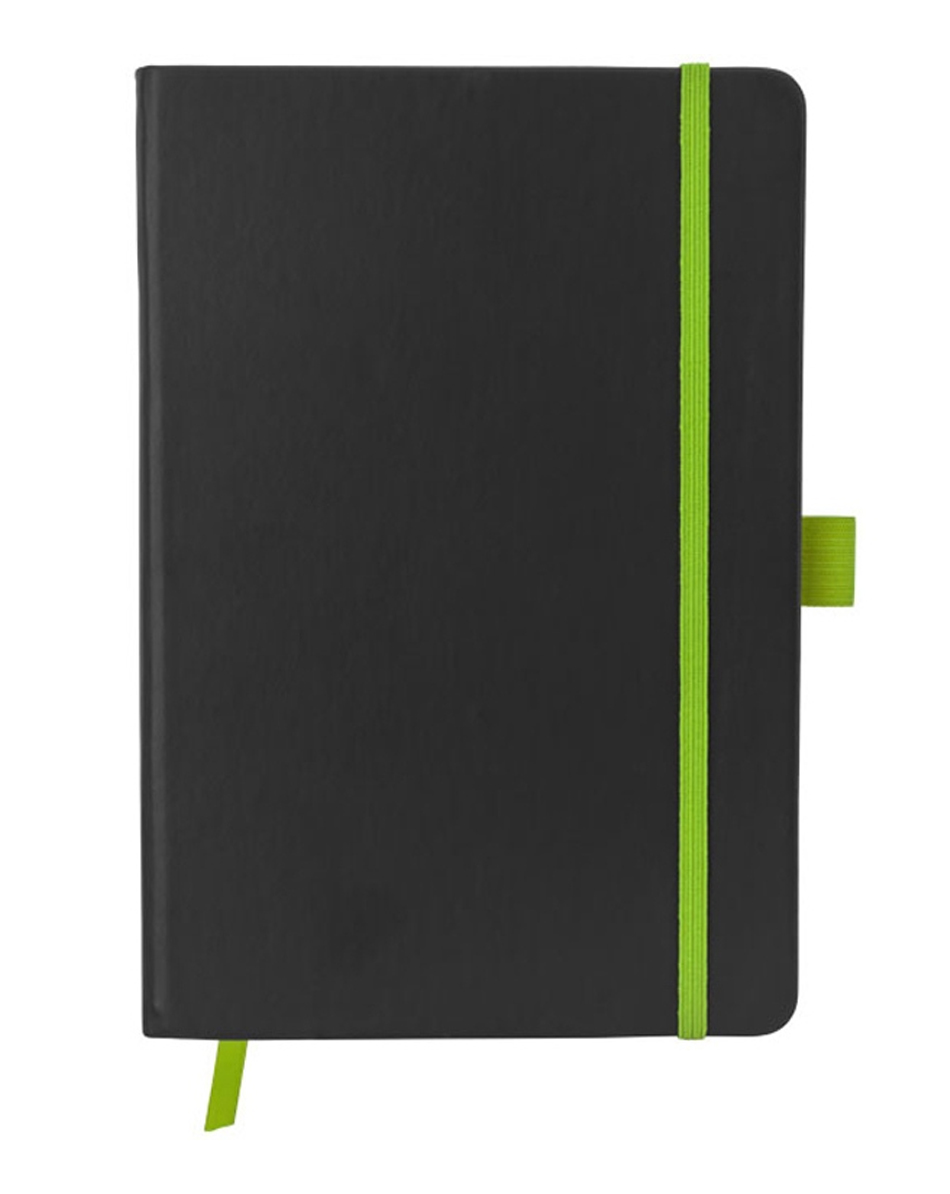 Блокнот А5 «Color Edge», черный/лайм